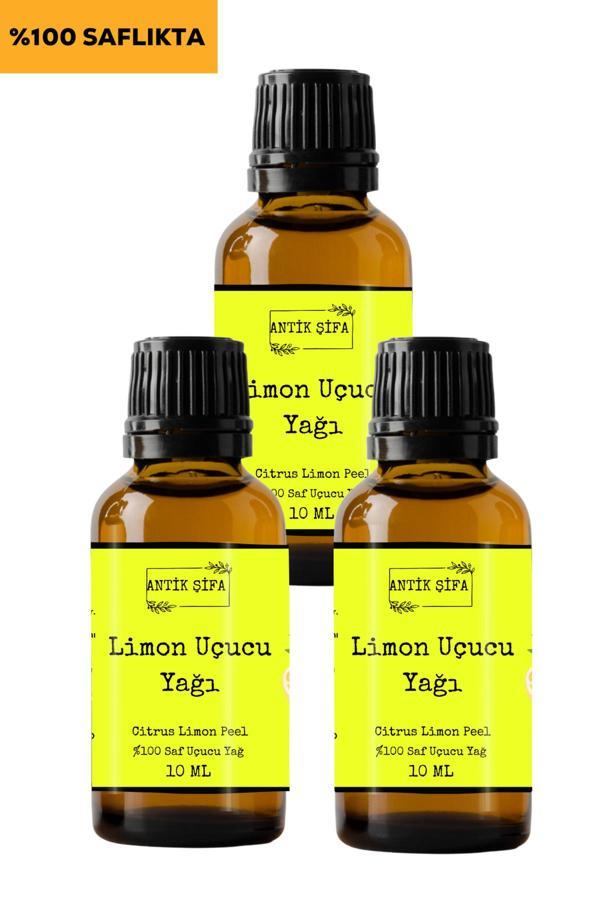 Antik Şifa %100 Saf Limon Kabuğu Yağı - (3 X 20 Ml) - Image 1