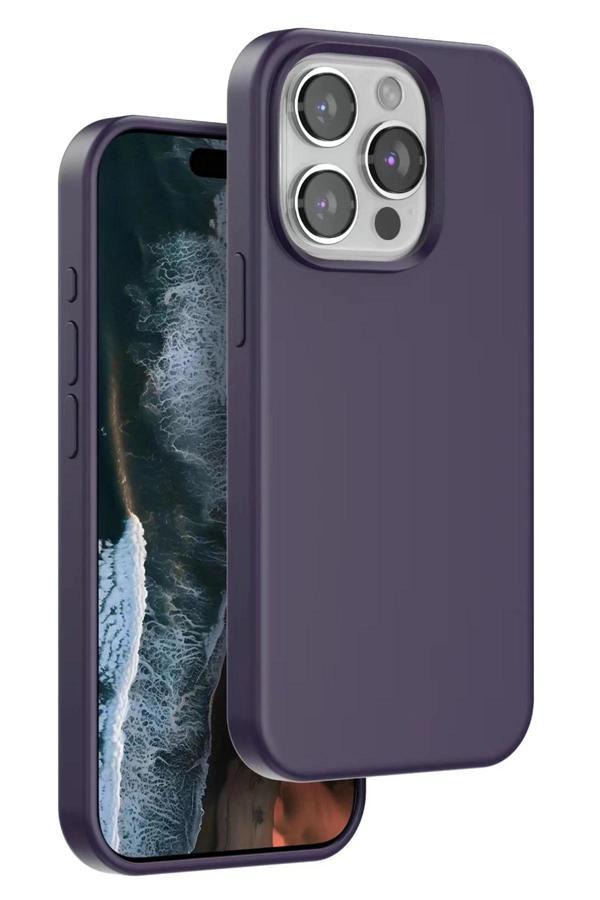 iPhone 15 Pro Max Home Magsafe Kapak - Derin Mor-(5796) - Image 1