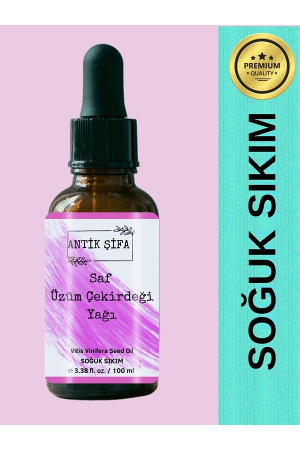 Antik Şifa Saf Üzüm Çekirdeği Yağı 100 Ml - Soğuk Sıkım Üzüm Çekirdeği Yağı - Image 1