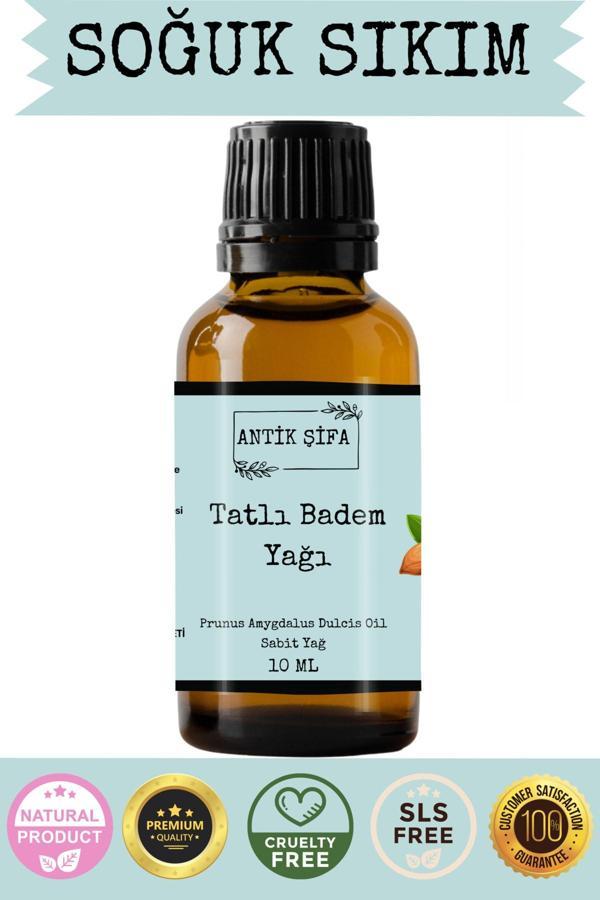 Antik Şifa %100 Saf Tatlı Badem Yağı - 10 Ml (Soğuk Sıkım) - Image 1