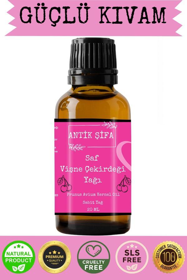 Antik Şifa Saf Vişne Çekirdeği Yağı - 20 Ml - Image 1