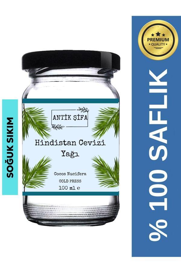 Antik Şifa Hindistan Cevizi Yağı 100 Ml -%100 Saf Soğuk Sıkım (Çanta Boy) - Image 1