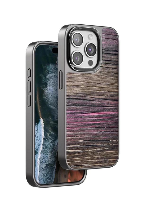 iPhone 15 Pro Max Wave Kapak - Pembe-(5796) - Image 1