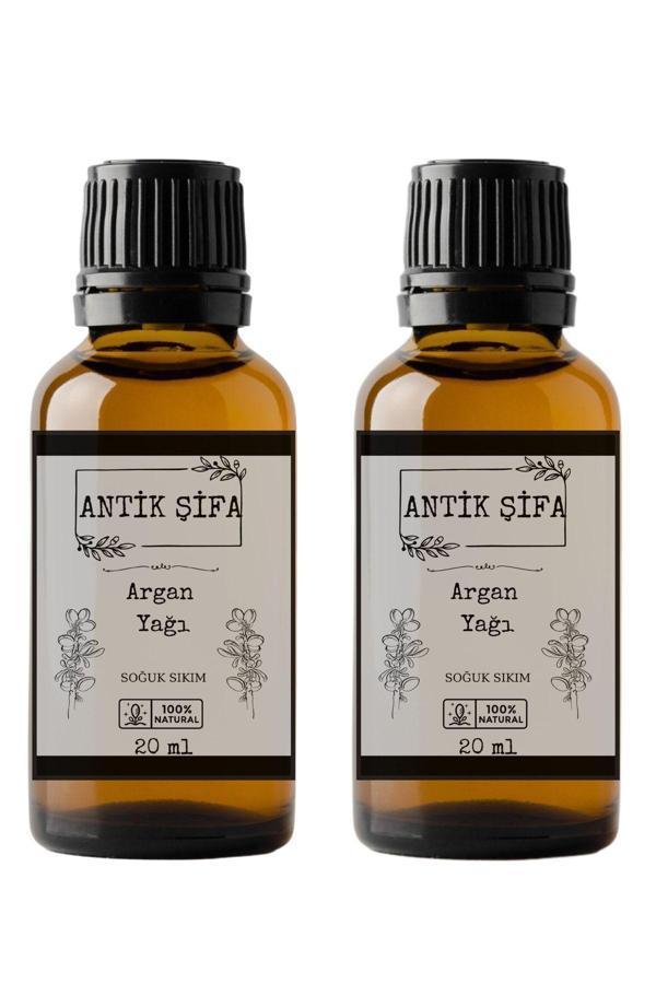 Antik Şifa Soğuk Sıkım Saf Argan Yağı - (2 X 20 Ml) - Image 1