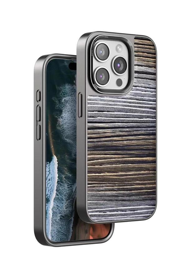 iPhone 15 Pro Wave Kapak - Sarı-(5796) - Image 1