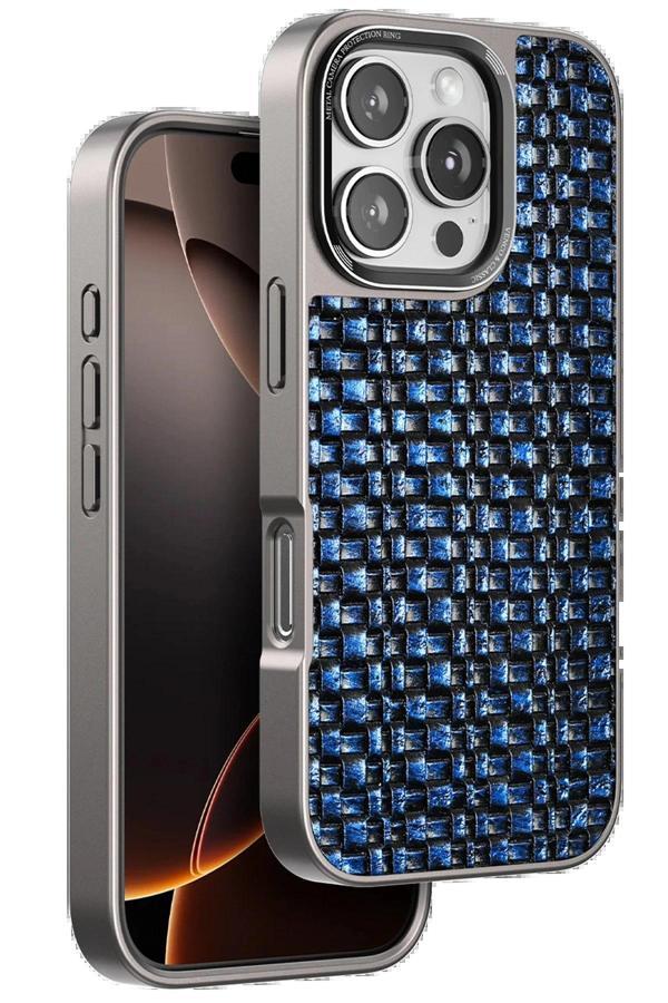 iPhone 16 Pro Max Brand Kapak - Lacivert-(5796) - Image 1