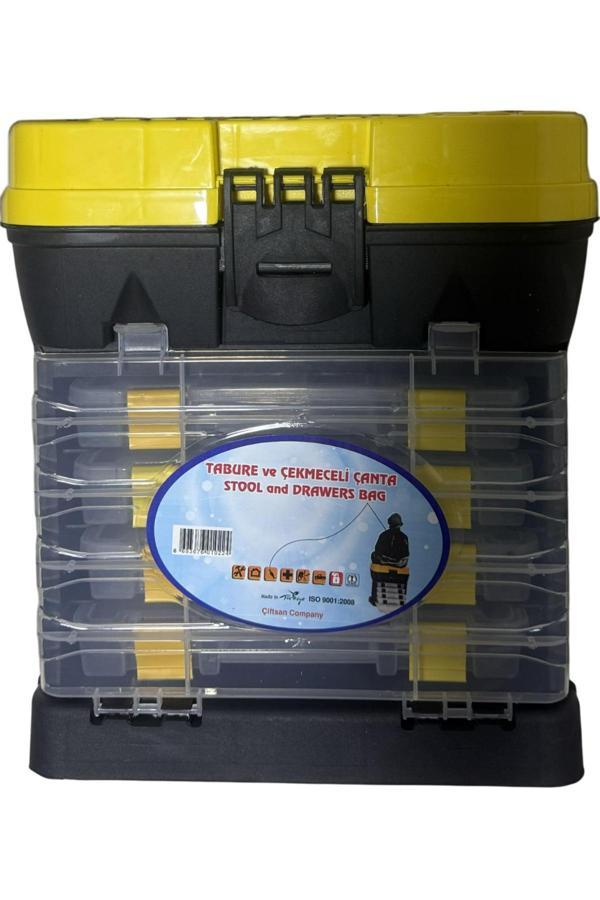 Çiftsan Asr 2089 Super Organizerli Çanta 4 Çekmeceli Tabure Balıkçı Çantası Bag 2089 - Image 1