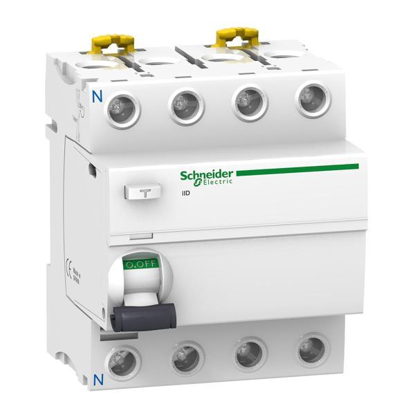 Schneider Electric A9R35463 4X63A 300mA İID-Sİ Kaçak Akım Rölesi - Image 1