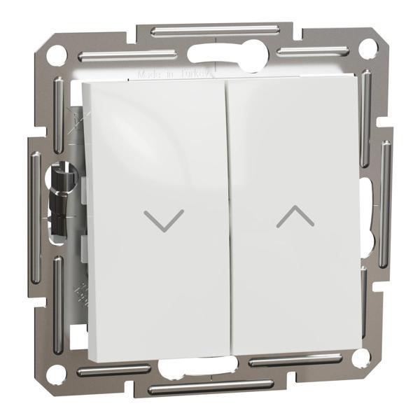 Schneider Electric EPH1370521 Asfora Beyaz Jaluzi Anahtar - Image 1