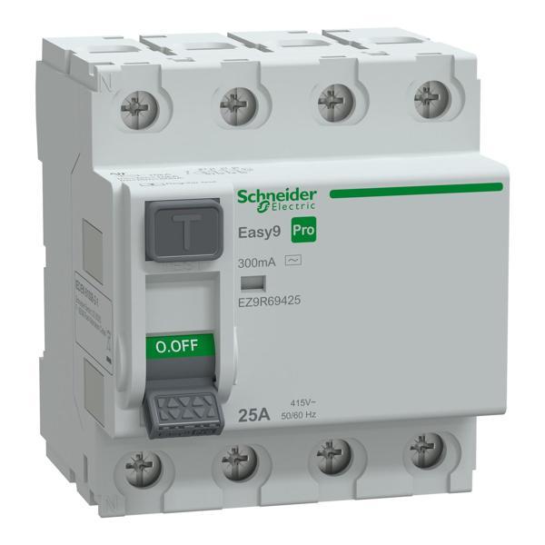 Schneider Electric EZ9R69425 4X25A 300mA Kaçak Akım Rölesi Easy9 Pro - Image 1
