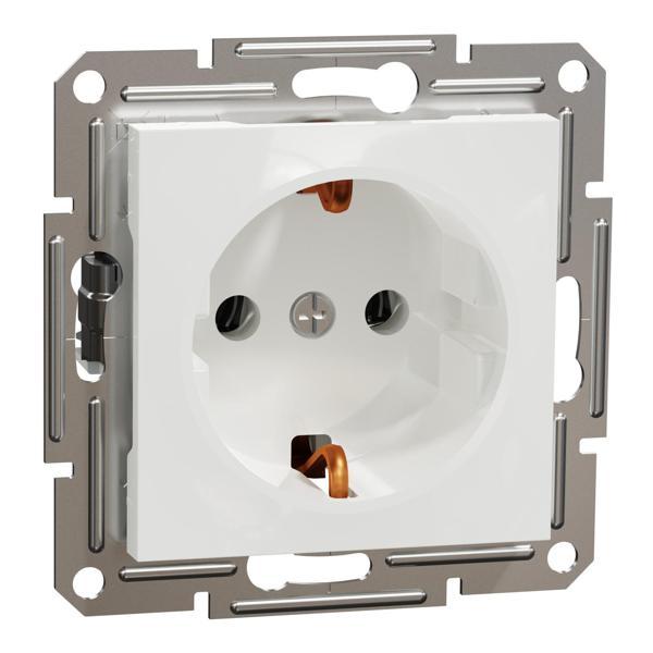 Schneider Electric EPH2970121 Asfora Beyaz Topraklı Priz - Image 1