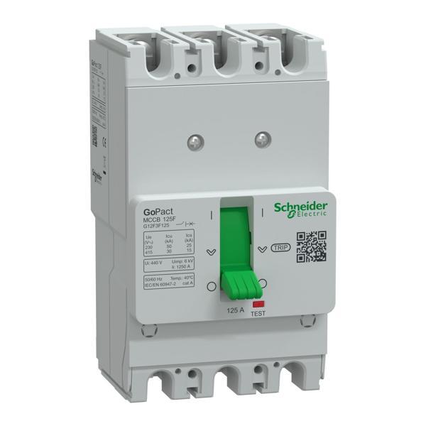 Schneider Electric G12F3F125 3X125A 30kA Termik Manyetik Şalter Sabit GoPact - Image 1