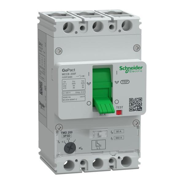 Schneider Electric G20F3A80 3x80A 36kA TMŞ 56-80A Ayarlı GoPact - Image 1