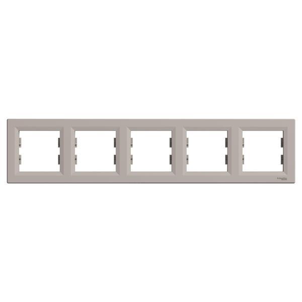 Schneider Electric EPH5800469 Asfora Bronz Dörtlü Çerçeve Yatay - Image 1