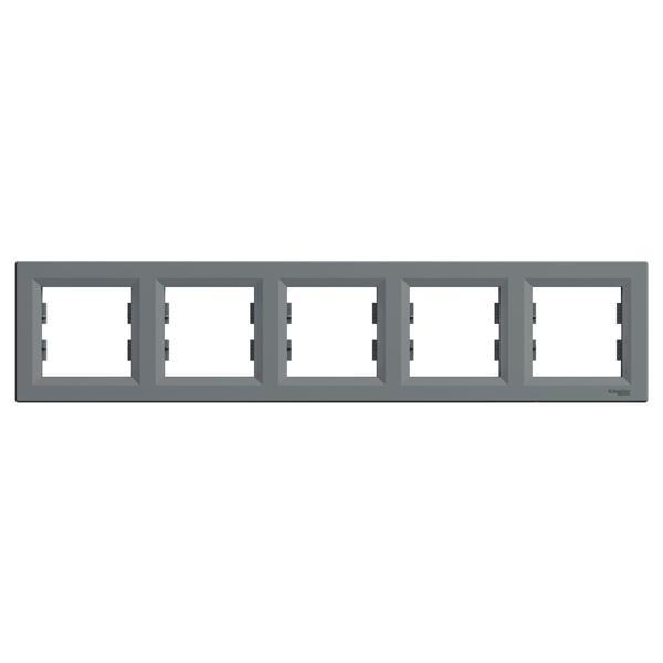 Schneider Electric EPH5800562 Asfora Çelik Beşli Çerçeve Yatay - Image 1