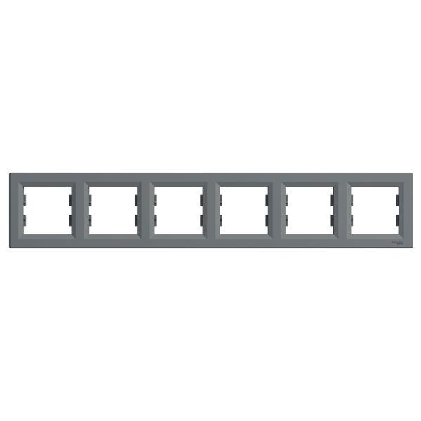 Schneider Electric EPH5800662 Asfora Çelik Altılı Çerçeve Yatay - Image 1