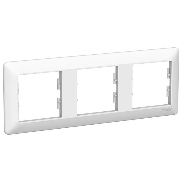 Schneider Electric EPH5805321 Asfora EM Beyaz Üçlü Çerçeve Yatay - Image 1