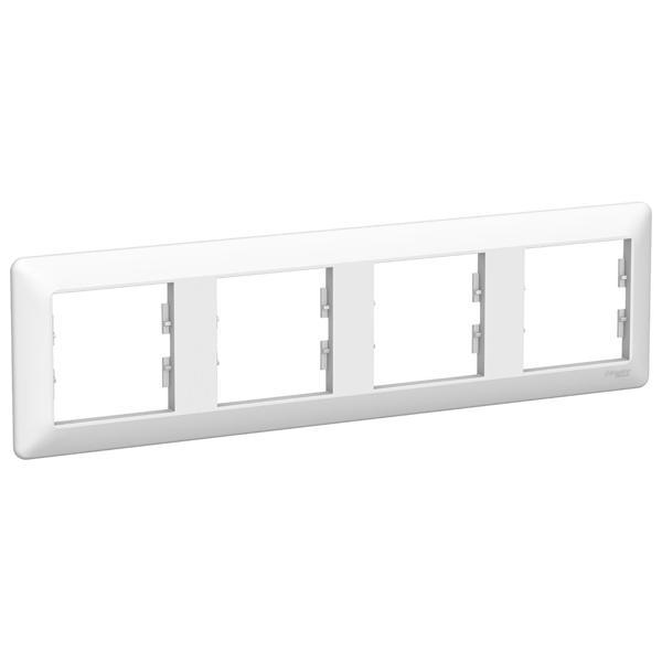 Schneider Electric EPH5805421 Asfora EM Beyaz Dörtlü Çerçeve - Image 1