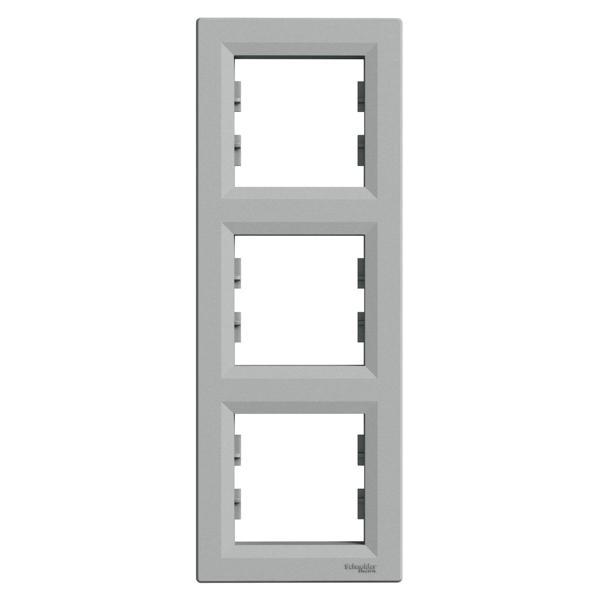 Schneider Electric EPH5810361 Asfora Alüminyum Üçlü Çerçeve Dikey - Image 1