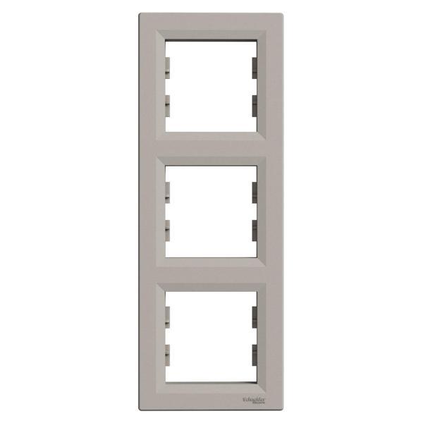 Schneider Electric EPH5810369 Asfora Bronz Üçlü Çerçeve Dikey - Image 1