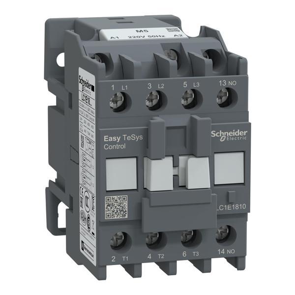 Schneider Electric LC1E1810M5 3X18A 7.5kW 220AC 1NA Kontaktör - Image 1