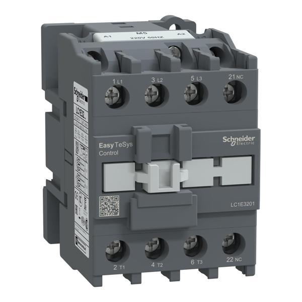 Schneider Electric LC1E3201M5 3X32A 15kW 220VAC 1NK Kontaktör - Image 1