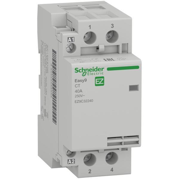 Schneider Electric EZ9C32240 2X40A 2NO Sessiz Kontaktör 240VAC - Image 1