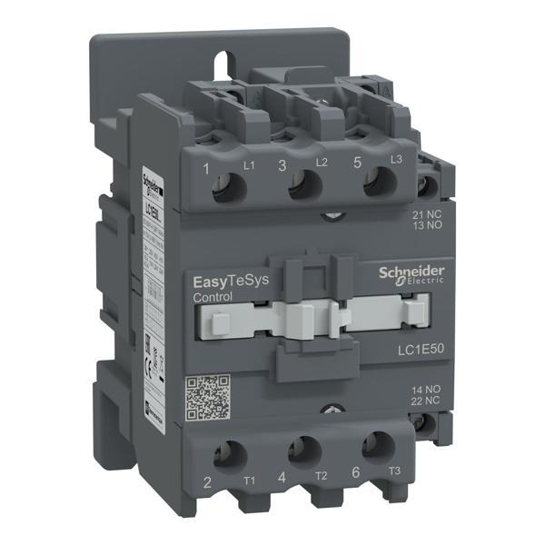 Schneider Electric LC1E50M5 3X50A 22kW 220AC 1NA+1NK Kontaktör - Image 1