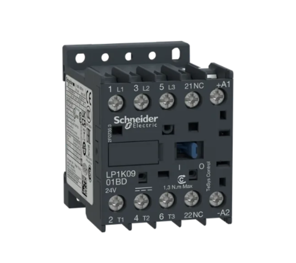 Schneider Electric LP1K0901BD 9A 24VDC 1NK Kontaktör - Image 1