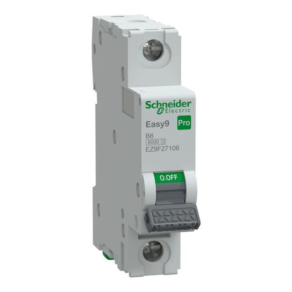 Schneider Electric EZ9F27106 1X6A B 6kA Otomatik Sigorta Easy9 Pro - Image 1