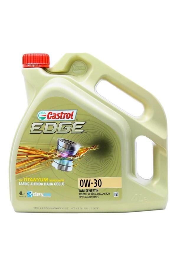 Castrol Edge Titanium 0W-30 4 Lt Tam Sentetik Motor Yağı Üt: (2020-2024) - Image 1