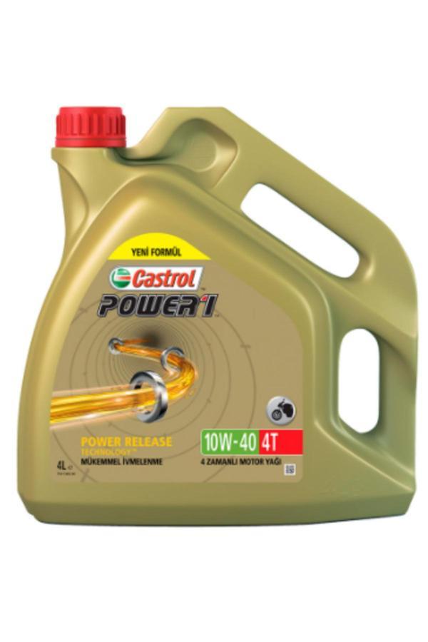 Castrol Power 1 4T 10W-40 Motosiklet Yağı 4L - Image 1