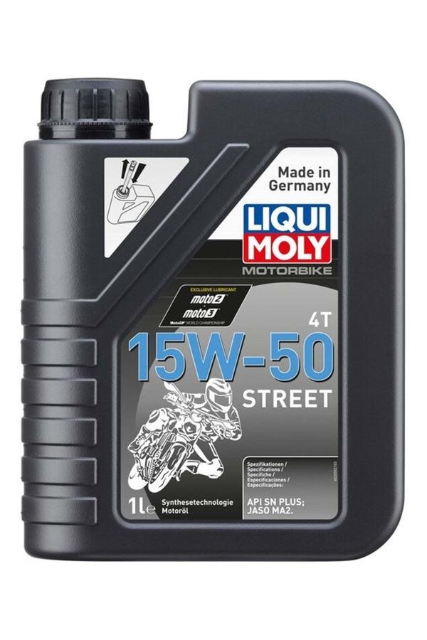 Liqui Moly Motosıklet Motor Yağı 15W-50 4T Sentetık Street 1 - Image 1