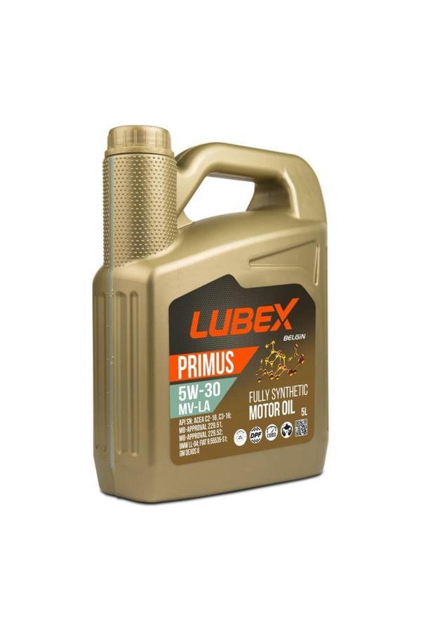 Lubex Primus Mv-La 5W-30 5 Lt Tam Sentetik Motor Yağı - Image 1