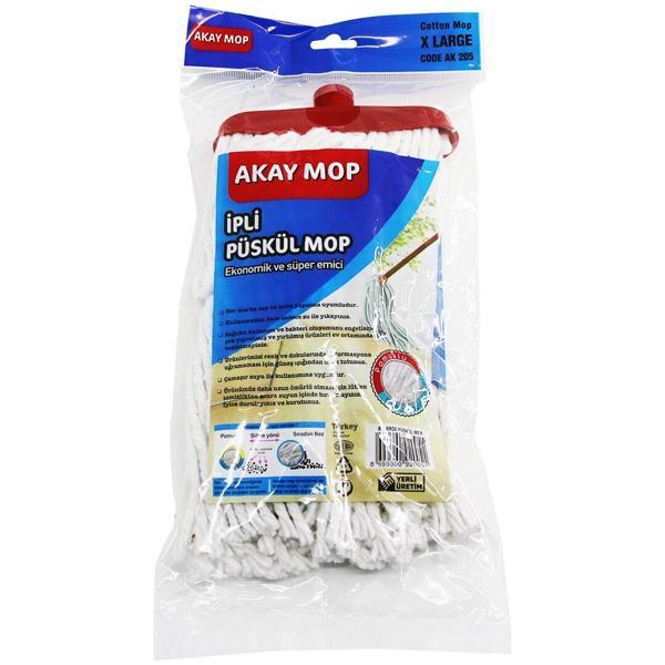 X LARGE ÖRGÜLÜ İPLİ  PÜSKÜL PAMUK MOP (5250) - Image 1