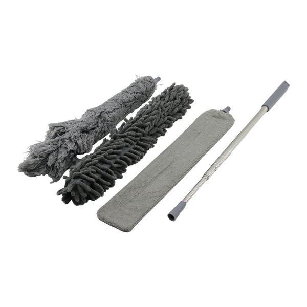 3PCS PÜSKÜL- MAKARNA- DÜZ TOZ ALMA SET ESNEK BAŞLI-43CM  UZAYAN SAPLI=43-205CM BRKT-910200 (5250) - Image 1