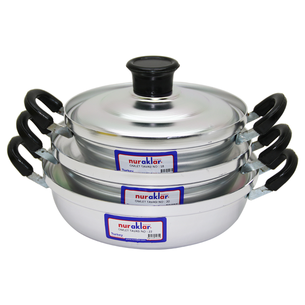 3LÜ ALÜMİNYUM OMLET SET NO-18-20-22 (5250) - Image 1