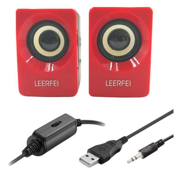N62 1+1 Multimedia USB ve Jacklı Mini Hoparlör Yüksek Stereo Ses Sistemi (5250) - Image 1