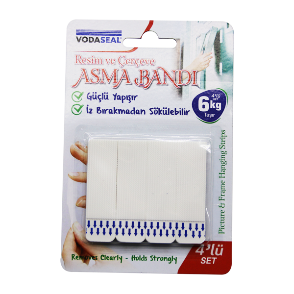 4 PARÇA  RESİM VE ÇERÇEVE ASMA BANTI 6KG.TAŞIMA (5250) - Image 1