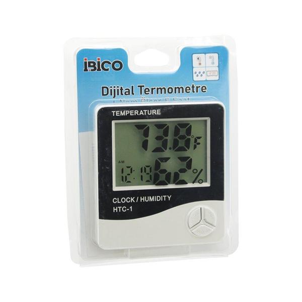 DİJİTAL SAAT - SICAKLIK - NEM ÖLÇER PİLLİ (5250) - Image 1