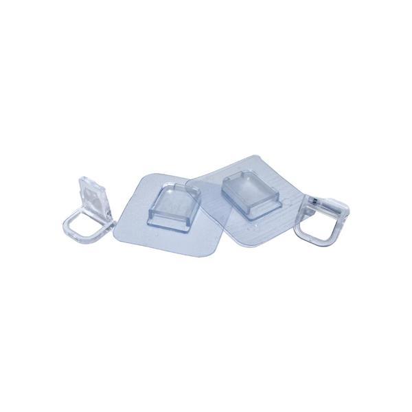 4 PARÇA RAF AYAK APARATI ŞEFFAF PVC YAPIŞKANLI (5250) - Image 1