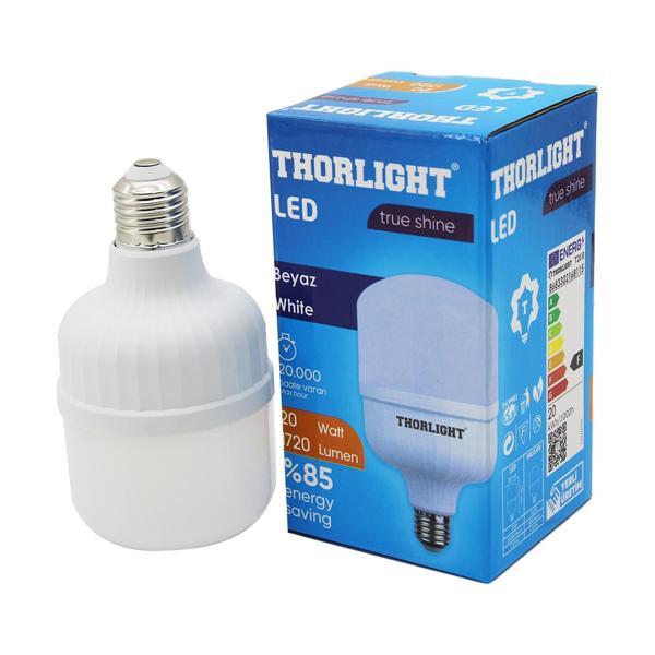 THORLIGHT 20W E27 TORCH T-SHAPE BEYAZ LED AMPUL T-20B (5250) - Image 1