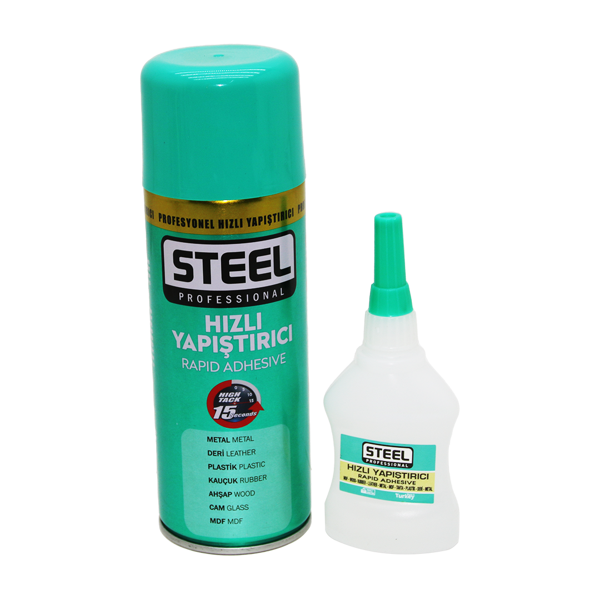 STEEL 400ML+60GR BÜYÜK HIZLI YAPIŞTIRICI (5250) - Image 1