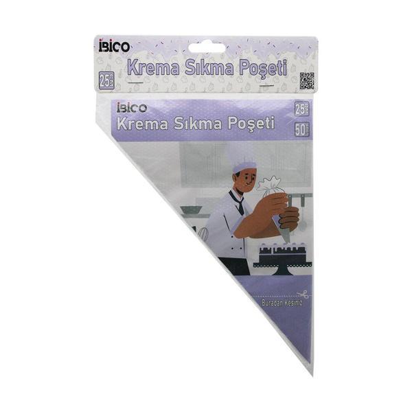 NAYLON 25CM 50PCS KREMA SIKMA POŞETİ TORBASI (5250) - Image 1
