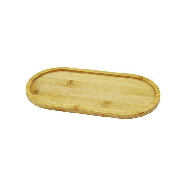 OVAL AHŞAP BAMBU YAĞDANLIK ALTLIK 12X23CM (5250) - Image 1