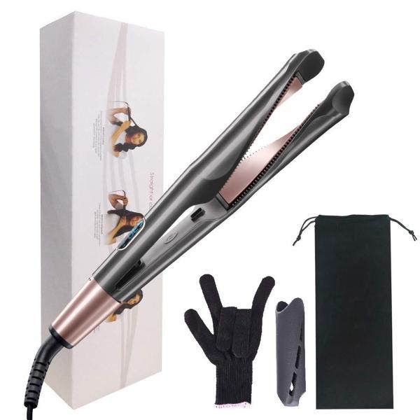 2 in 1 Profesyonel saç düzleştirici bigudi maşası (5250) - Image 1