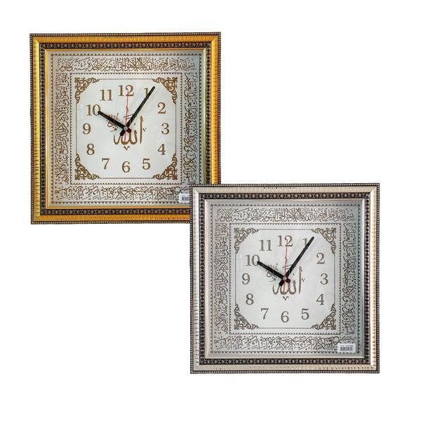 GALAXY VF-01 KARE SİMLİ YALDIZLI ALLAH KADRAN DUVAR SAATİ 40X40CM (5250) - Image 1