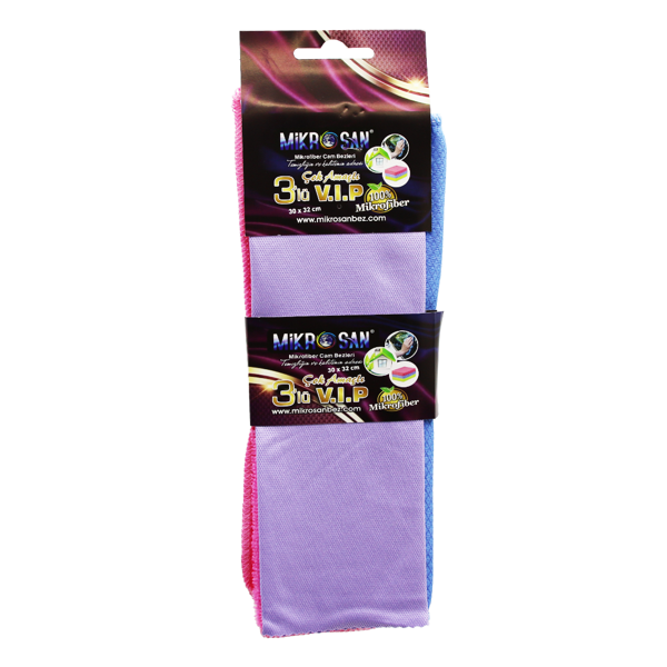 3LÜ - VİP SET MİKROFİBER BEZ 30X32CM. (5250) - Image 1