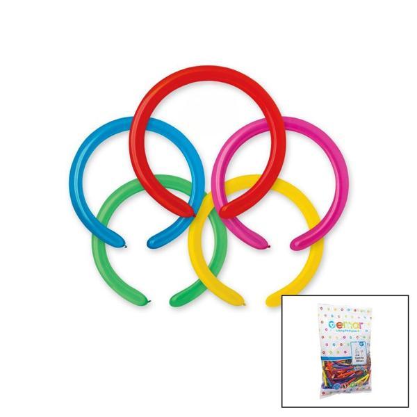 SOSİS UZUN BALON 2 İNÇ - 5CM - 100PCS (5250) - Image 1
