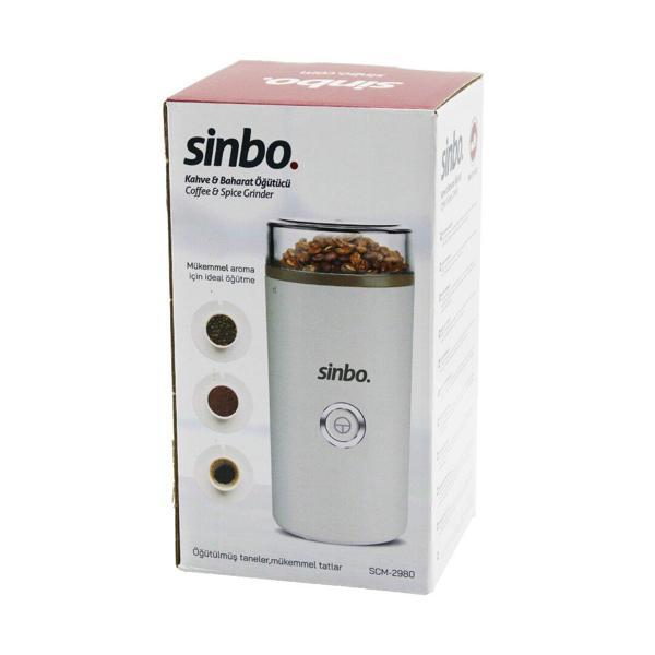 KAHVE - BAHARAT ÖĞÜTÜCÜ MAKİNE  2 BIÇAKLI ÇELİK ÖĞÜTME HAZNESİ  70GR ÖĞÜTME AC MOTOR=180W SCM-2980 (5250) - Image 1
